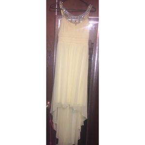 Yellow with jewels dress